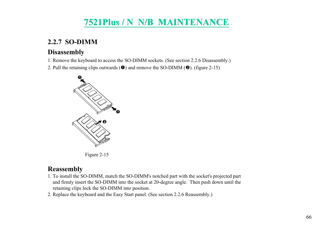 MiTAC 7521 PLUS/N User Manual | Page 67 / 180