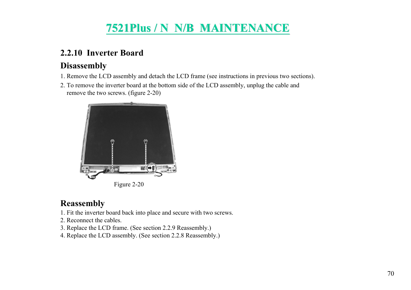 MiTAC 7521 PLUS/N User Manual | Page 71 / 180