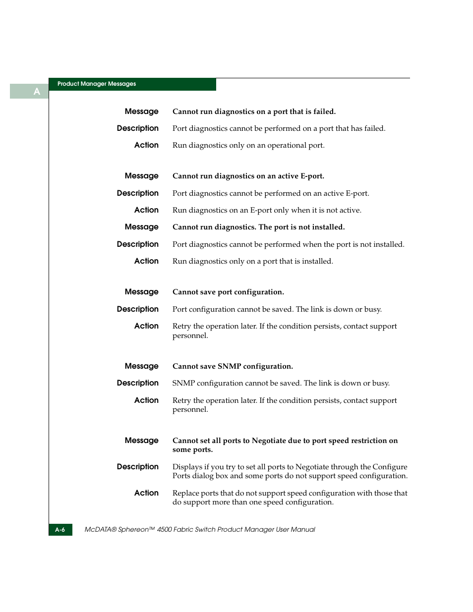 McDATA Sphereon 4500 User Manual | Page 166 / 216