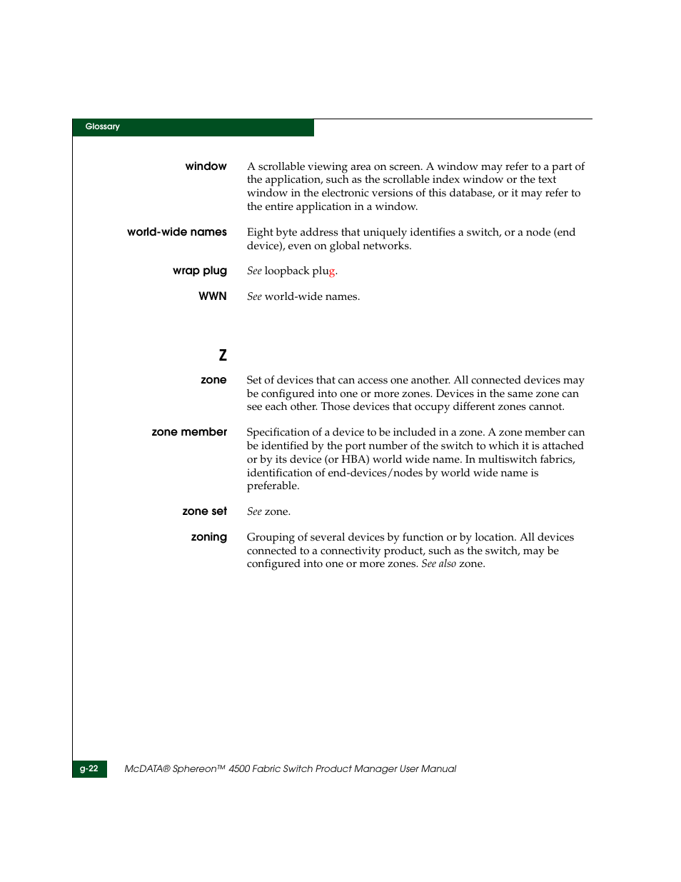 McDATA Sphereon 4500 User Manual | Page 210 / 216