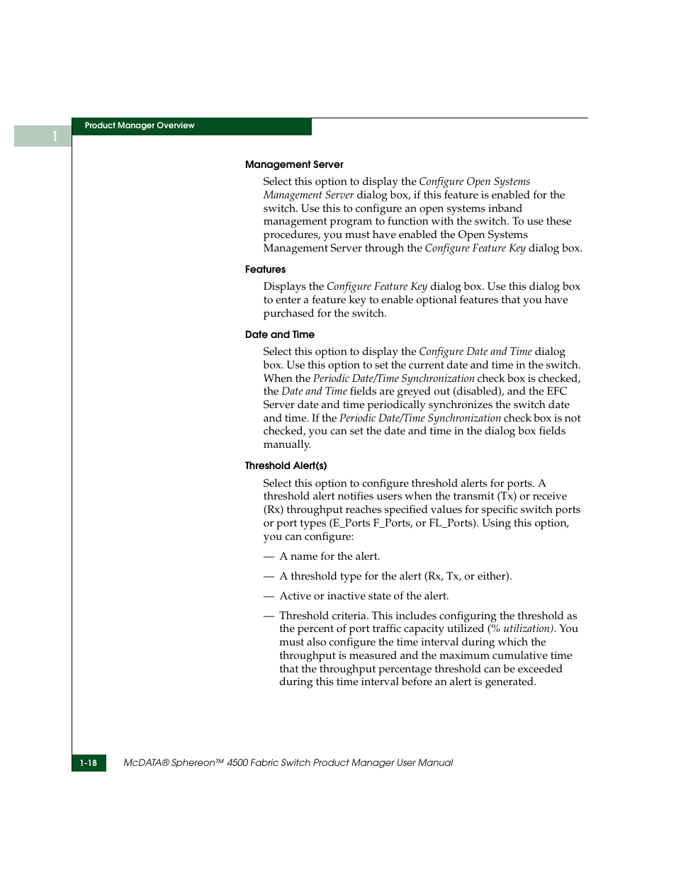 McDATA Sphereon 4500 User Manual | Page 34 / 216