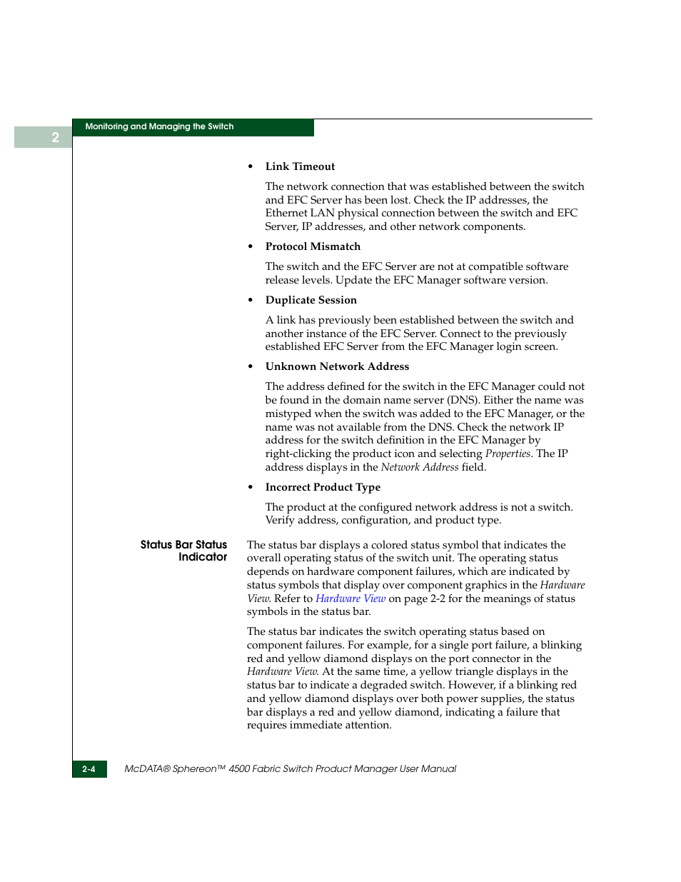 McDATA Sphereon 4500 User Manual | Page 60 / 216
