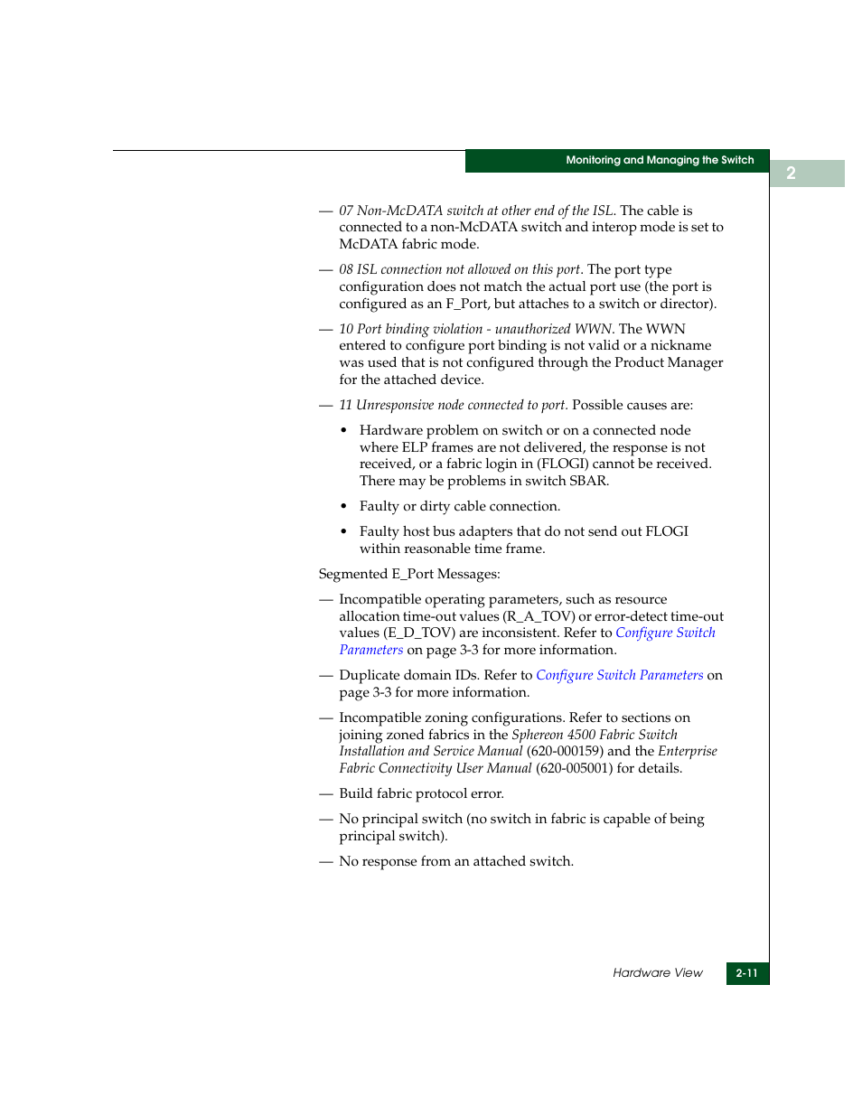 McDATA Sphereon 4500 User Manual | Page 67 / 216