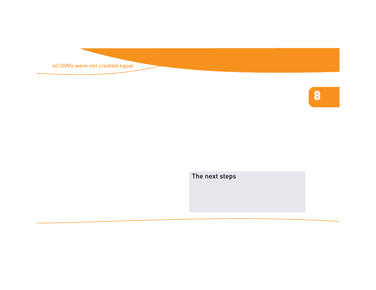 The next steps | Moxi Version 4.1 User Manual | Page 82 / 109