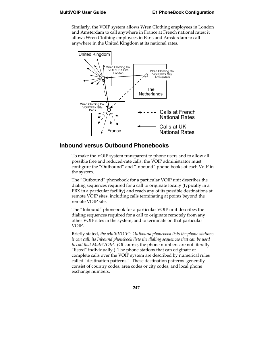 Inbound versus outbound phonebooks | Multi-Tech Systems MVP210-SS User Manual | Page 247 / 415