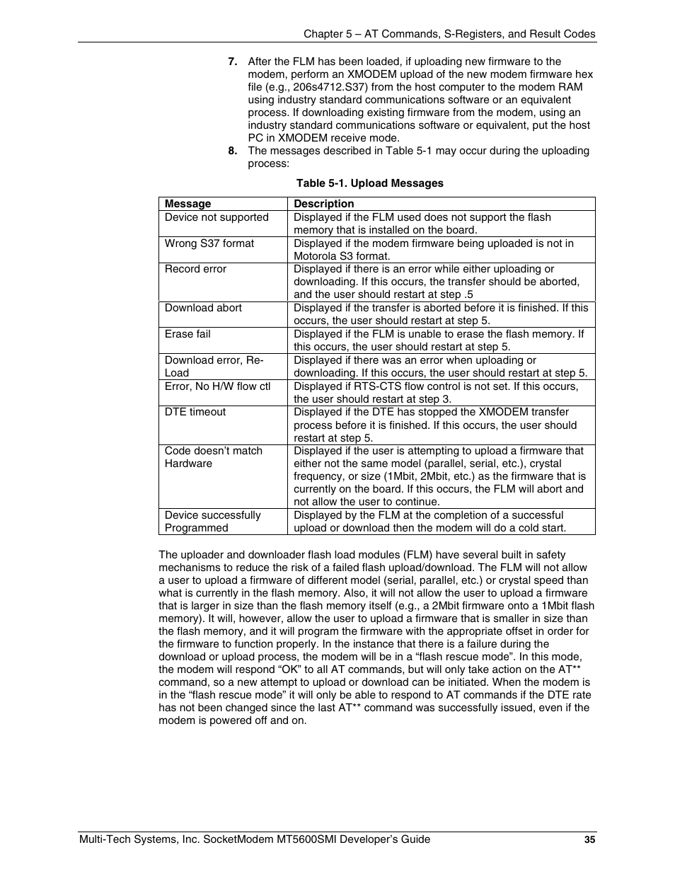 Multi-Tech Systems MT5600SMI-34 User Manual | Page 35 / 134