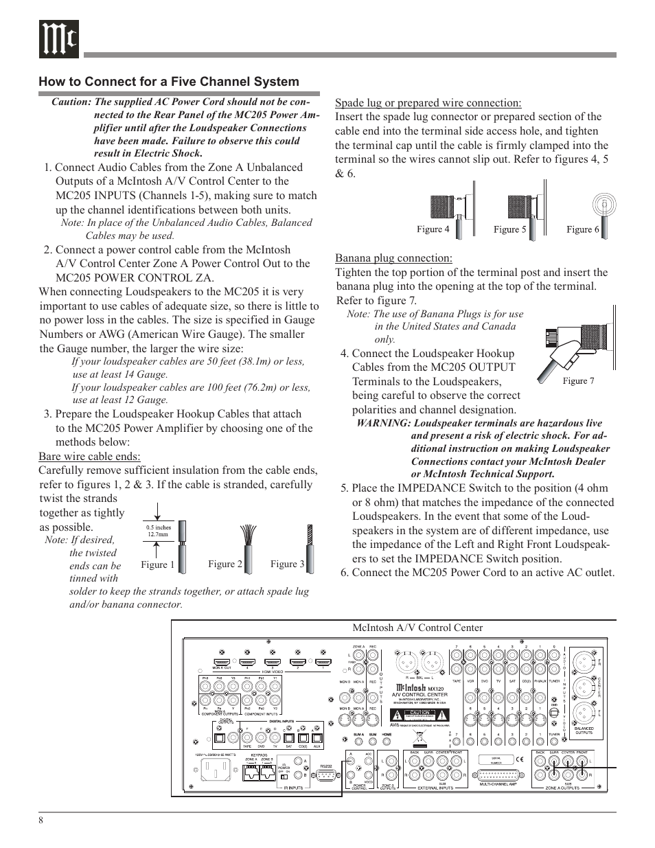 McIntosh MC205 User Manual | Page 8 / 20