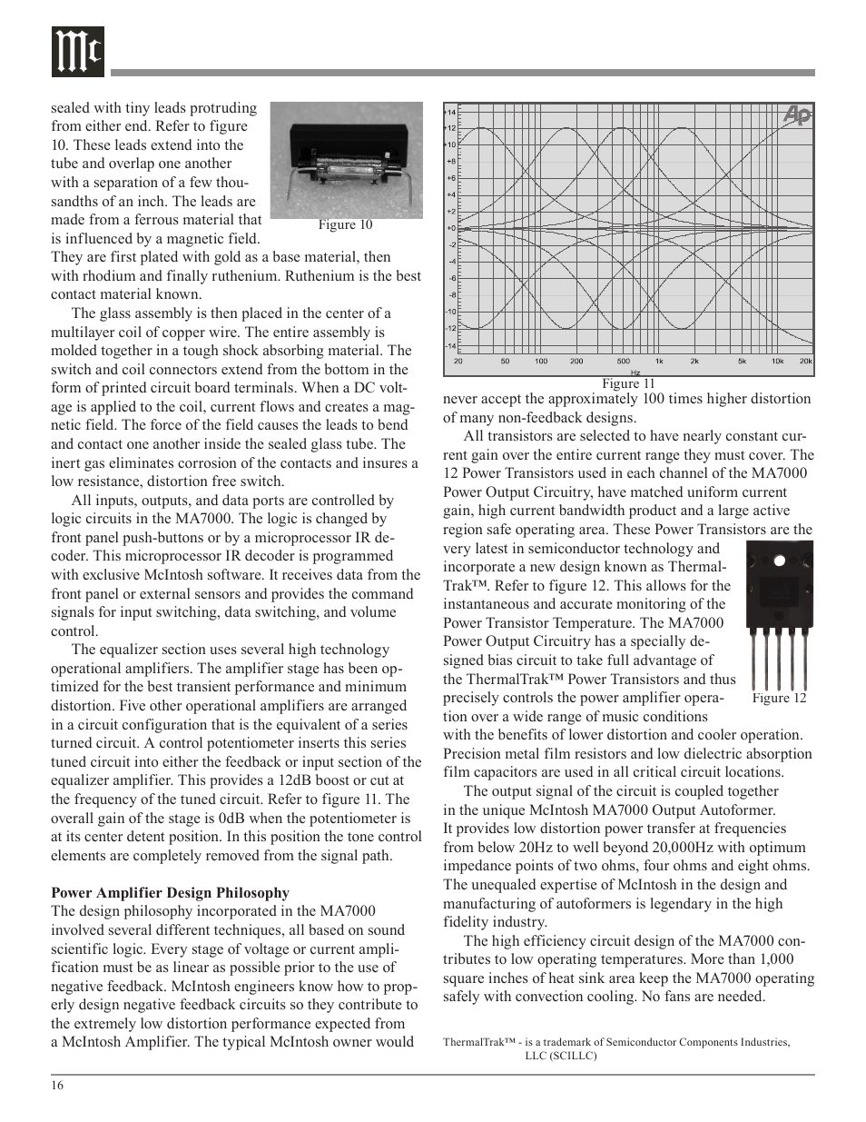 McIntosh MA7000 User Manual | Page 16 / 20