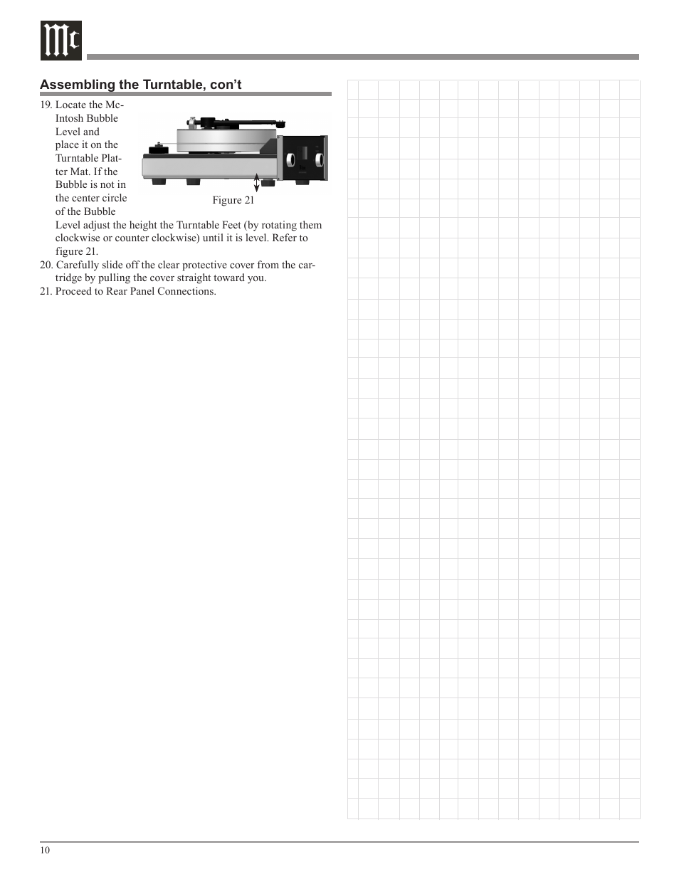 McIntosh MT10 User Manual | Page 10 / 20