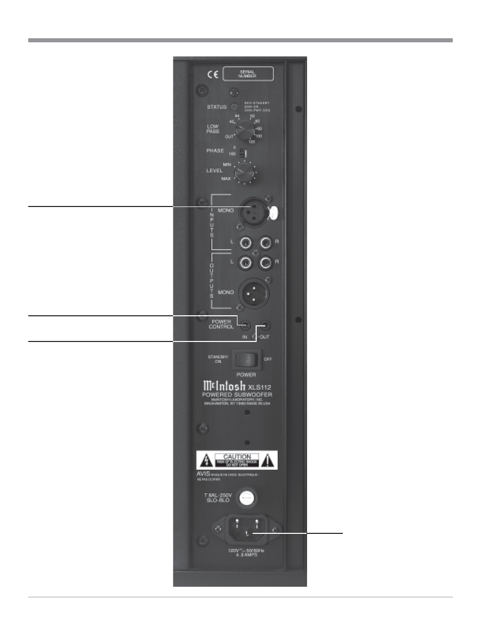 McIntosh XLS112 User Manual | Page 11 / 16