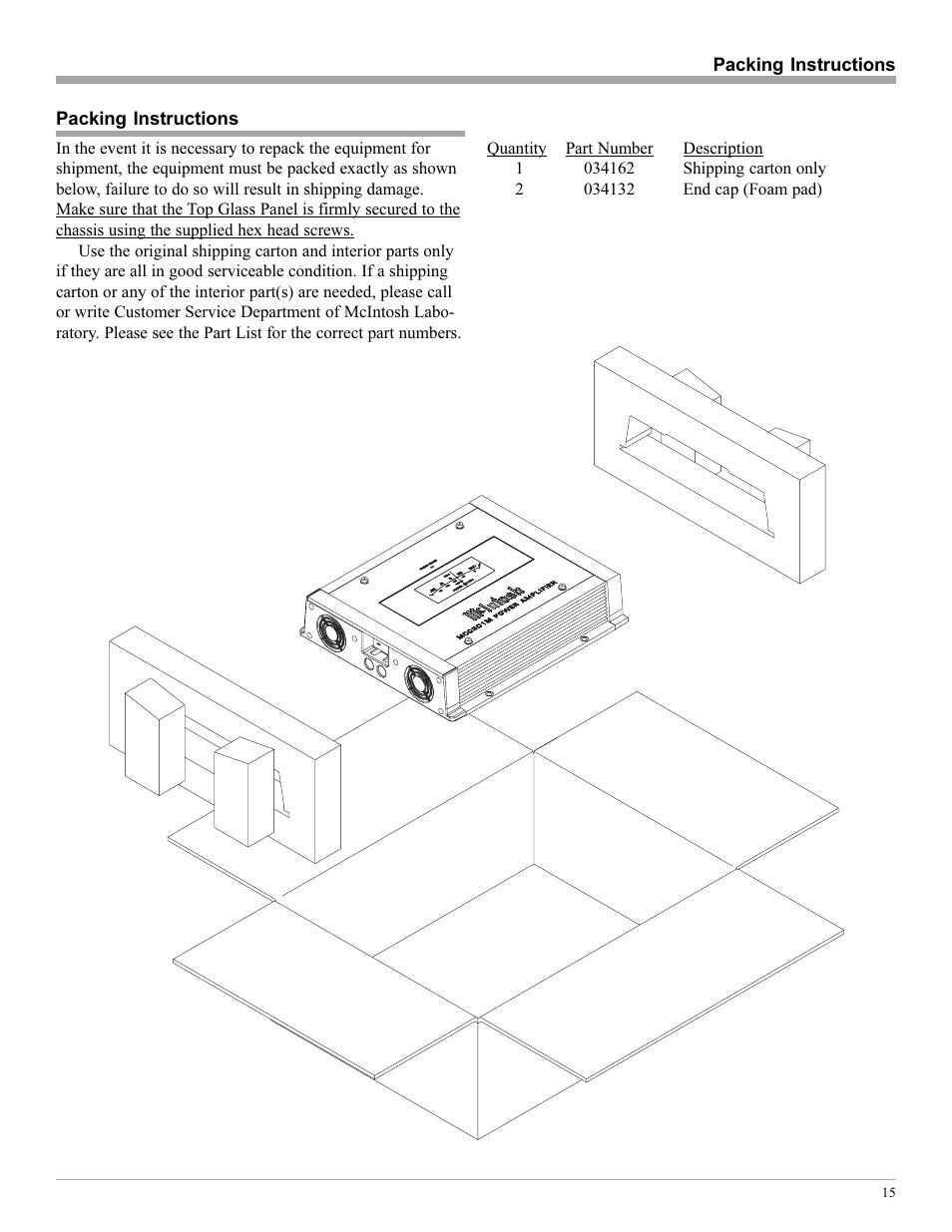 McIntosh MCC301M User Manual | Page 15 / 16