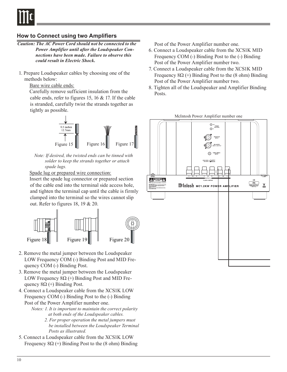 McIntosh XCS1K User Manual | Page 10 / 16