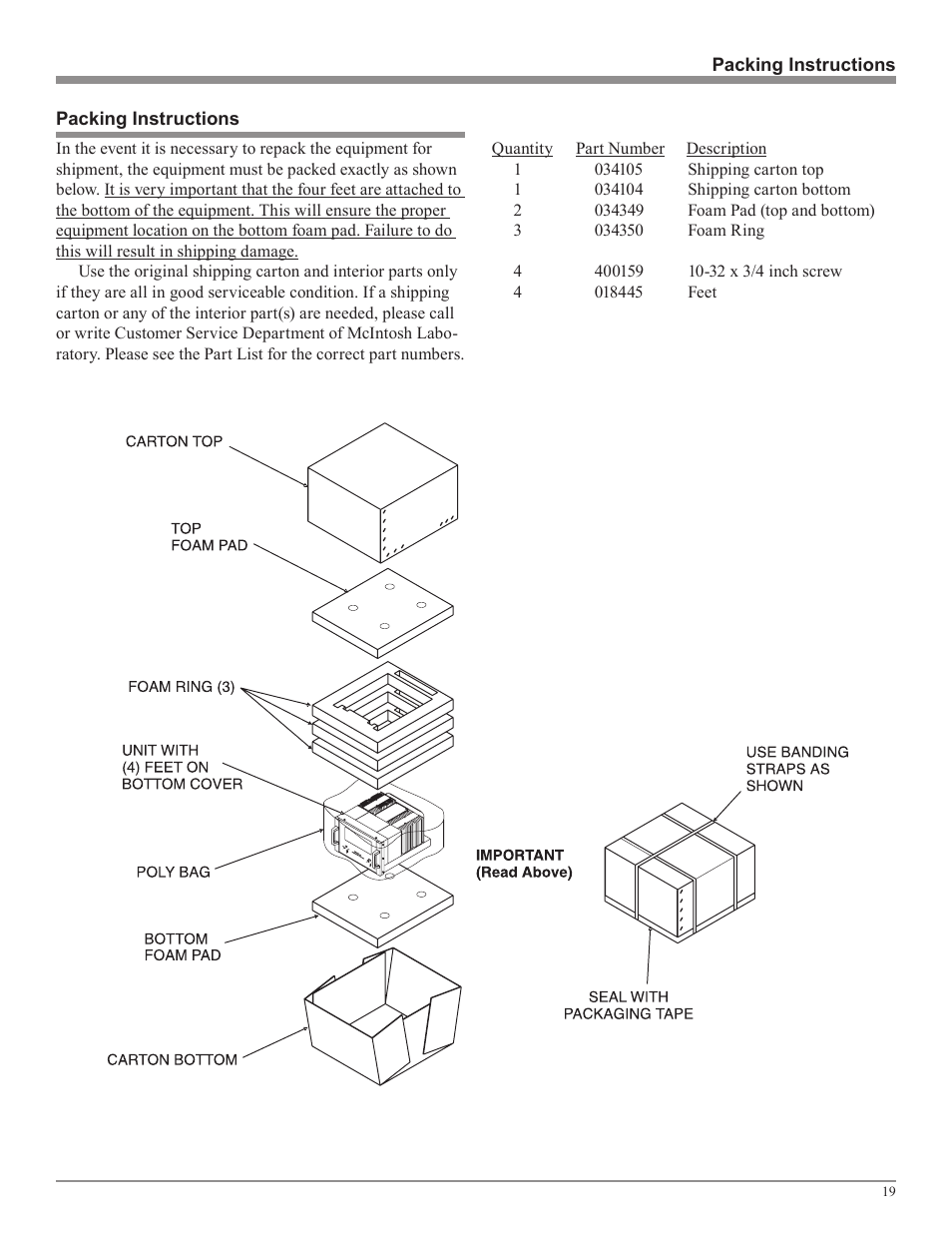 McIntosh MC1.2KW User Manual | Page 19 / 20