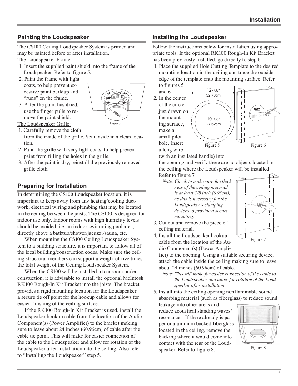 McIntosh CS100 User Manual | Page 5 / 8