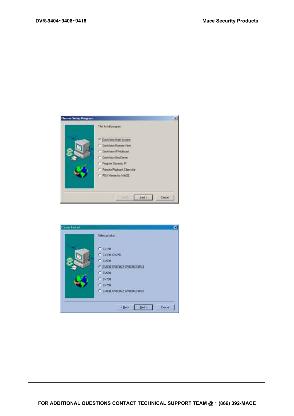 Mace DVR-9404 User Manual | Page 17 / 142