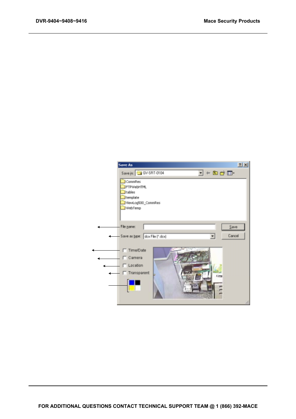 Snapshot | Mace DVR-9404 User Manual | Page 24 / 142