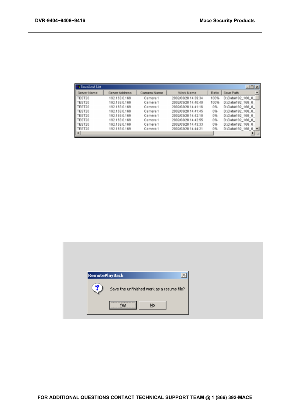 Mace DVR-9404 User Manual | Page 73 / 142