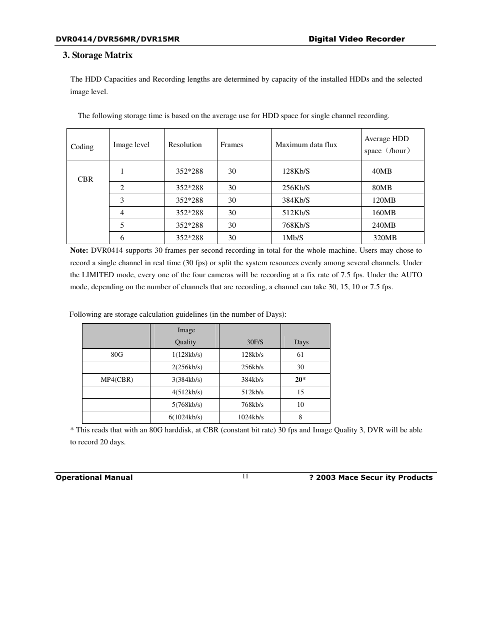 Mace DVR0414 User Manual | Page 11 / 64