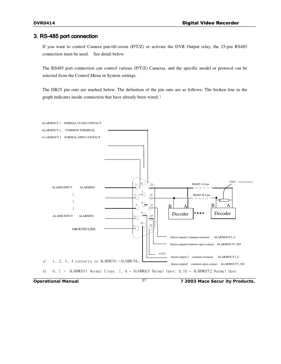 Mace DVR0414 User Manual | Page 57 / 64
