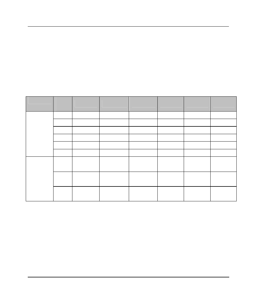 Storage matrix | Mace DVR1604RW User Manual | Page 11 / 69