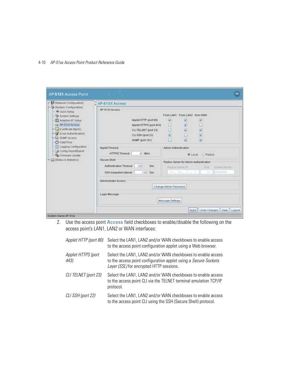 Motorola AP-51XX User Manual | Page 102 / 698