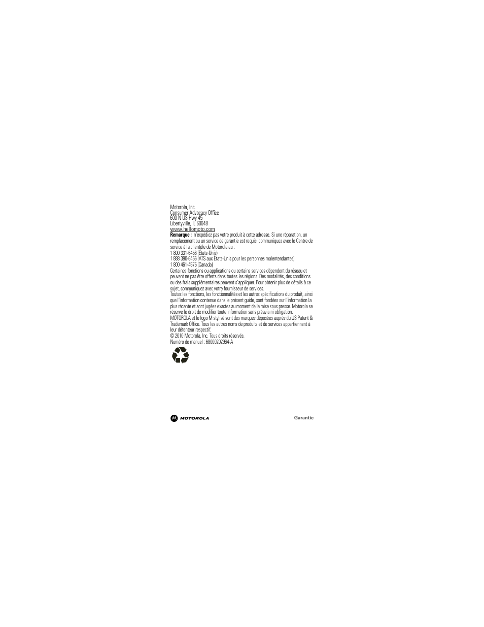 Motorola 68000202964-A User Manual | Page 60 / 77