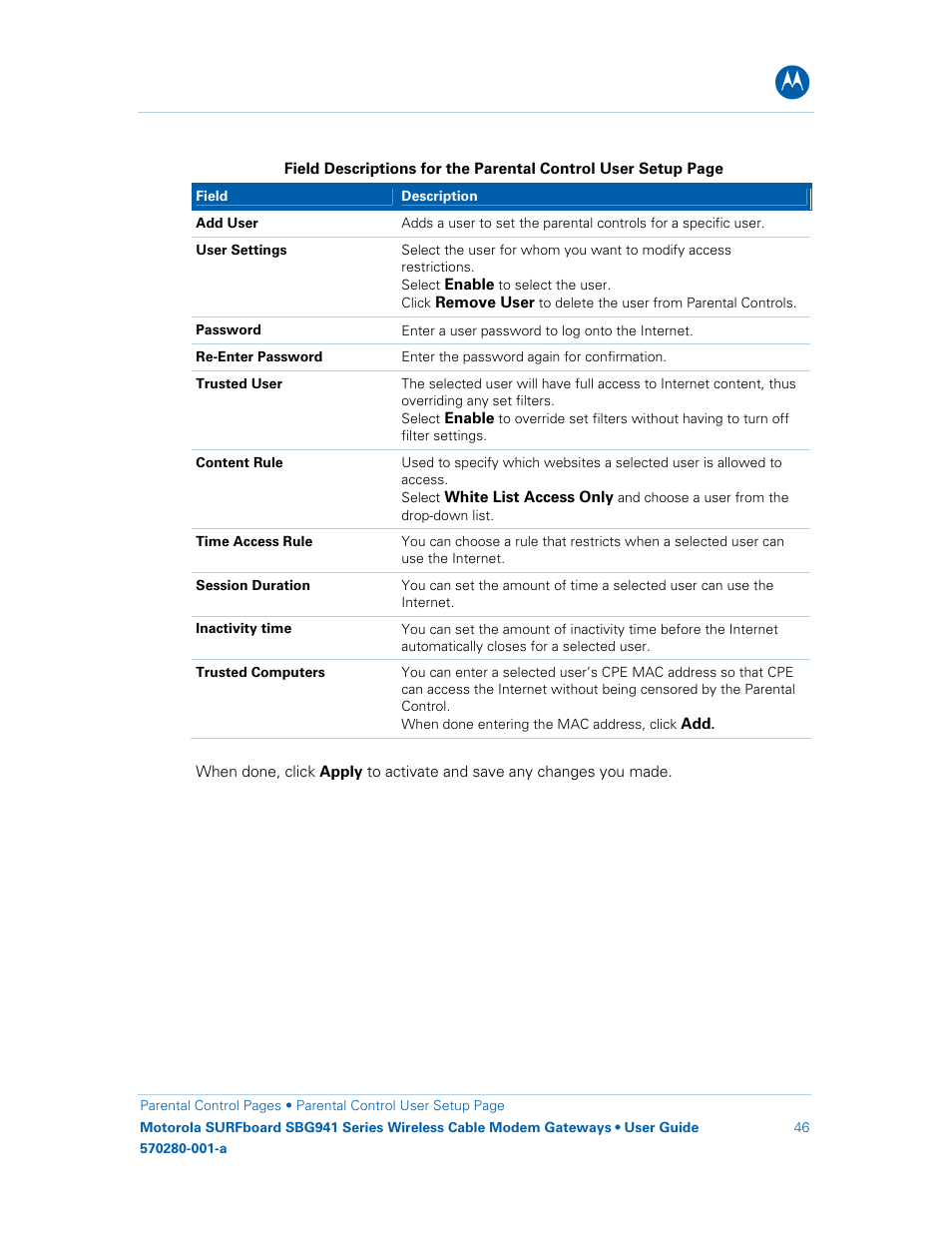 Motorola SURFboard 570280-001-a User Manual | Page 54 / 78