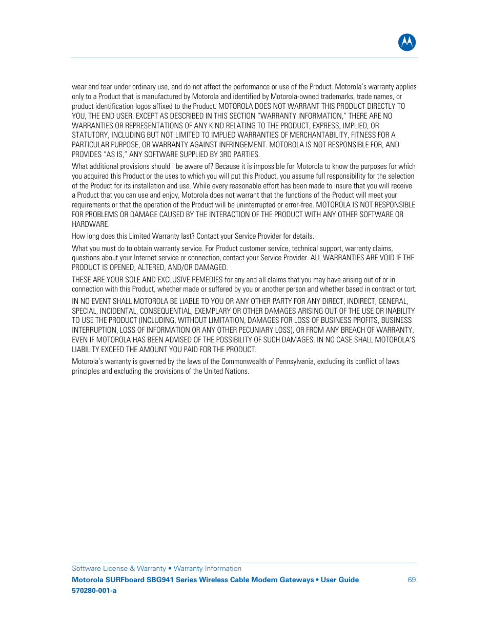Motorola SURFboard 570280-001-a User Manual | Page 77 / 78