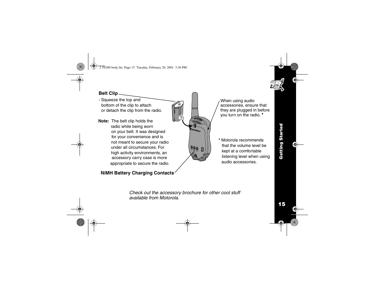 Motorola T6200 User Manual | Page 17 / 70