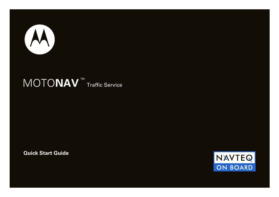 Motorola MOTONAV GC450 User Manual | 56 pages