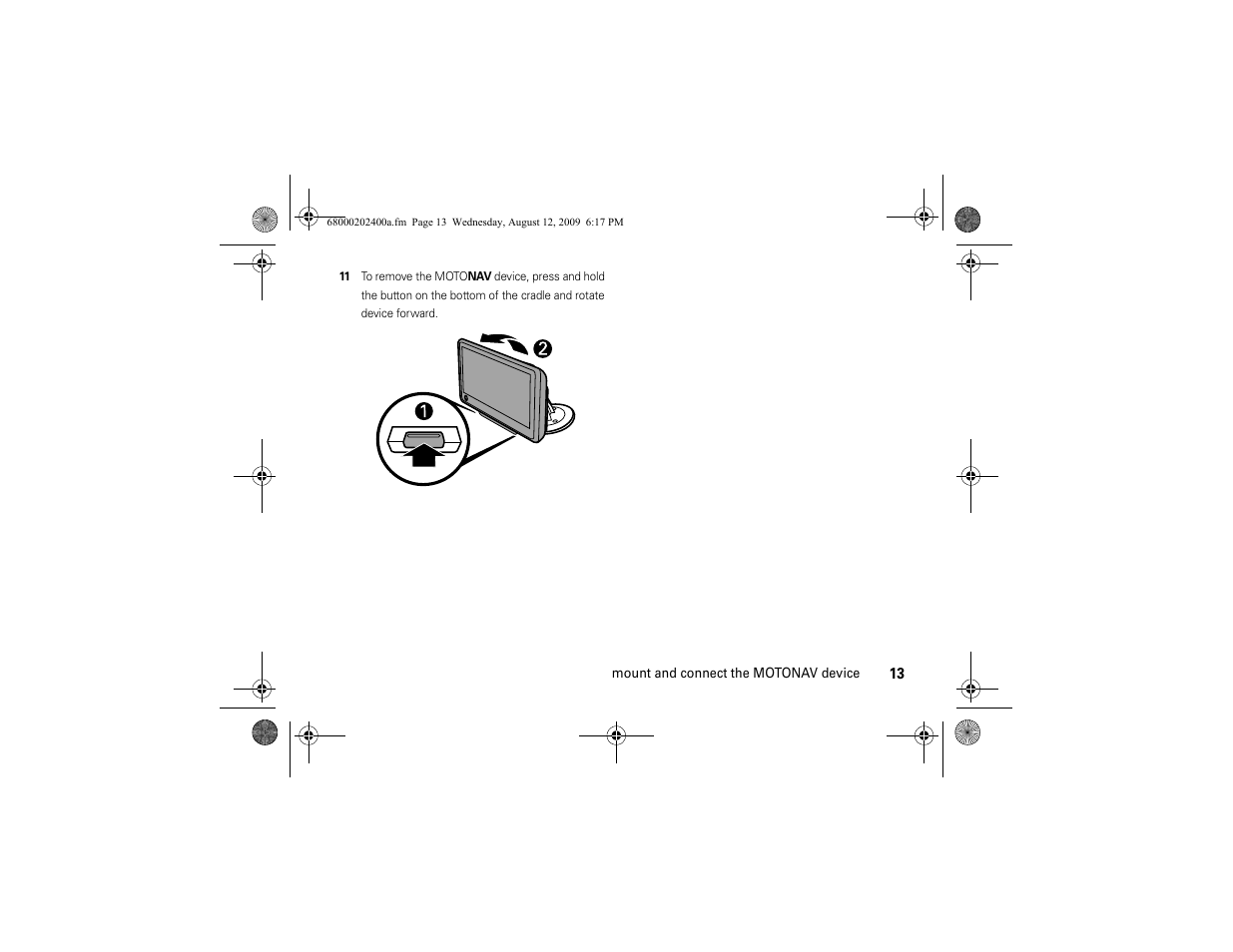 Motorola MOTONAV TN500 Series User Manual | Page 15 / 22