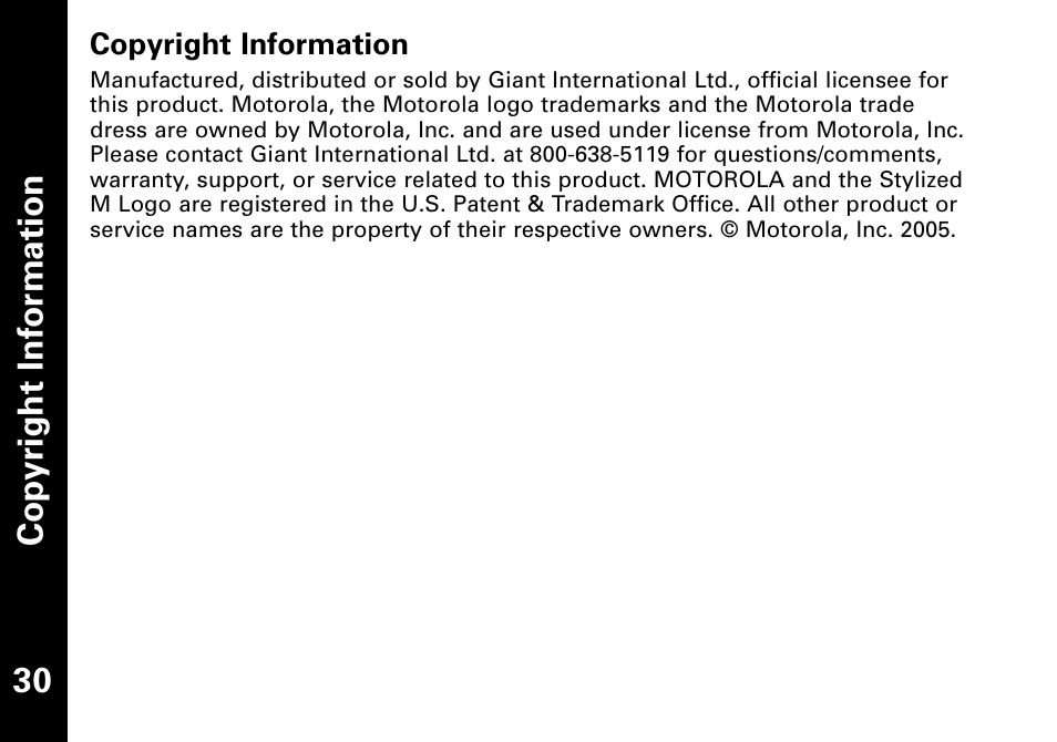 Motorola T6500 User Manual | Page 31 / 38