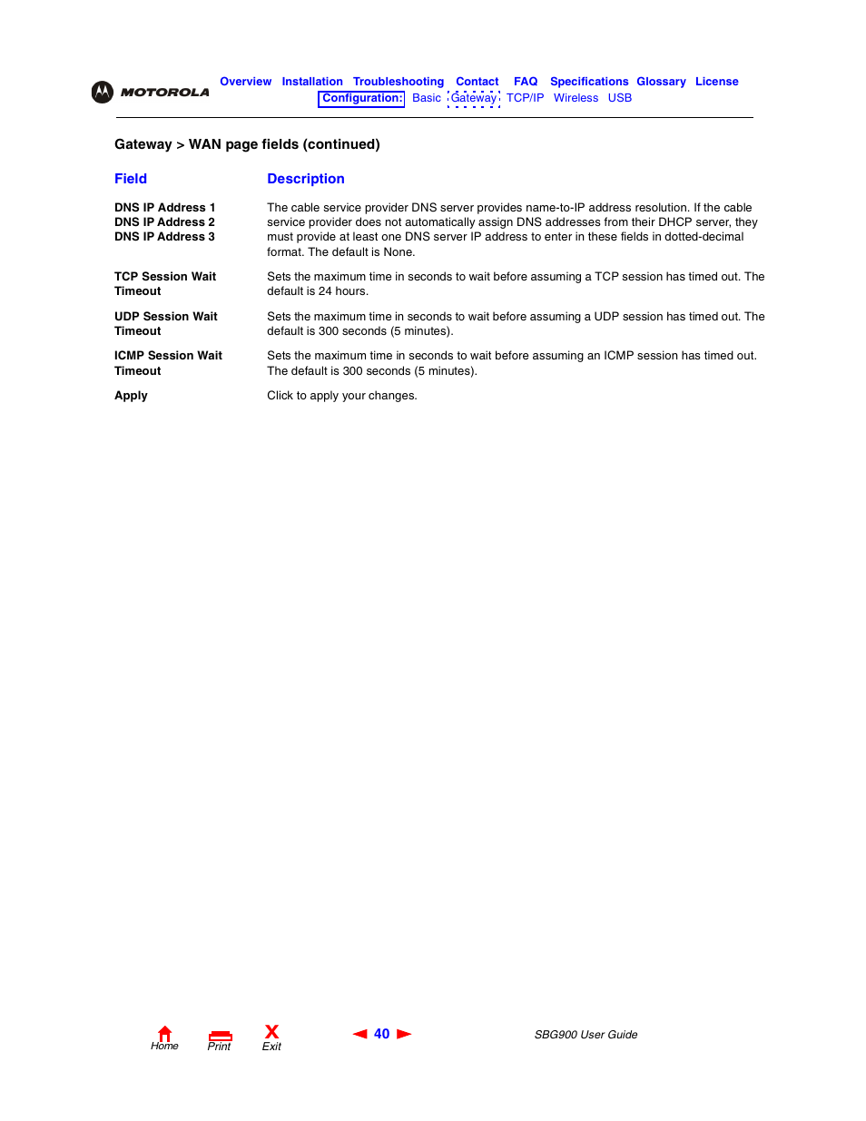 Motorola SBG900 User Manual | Page 46 / 130