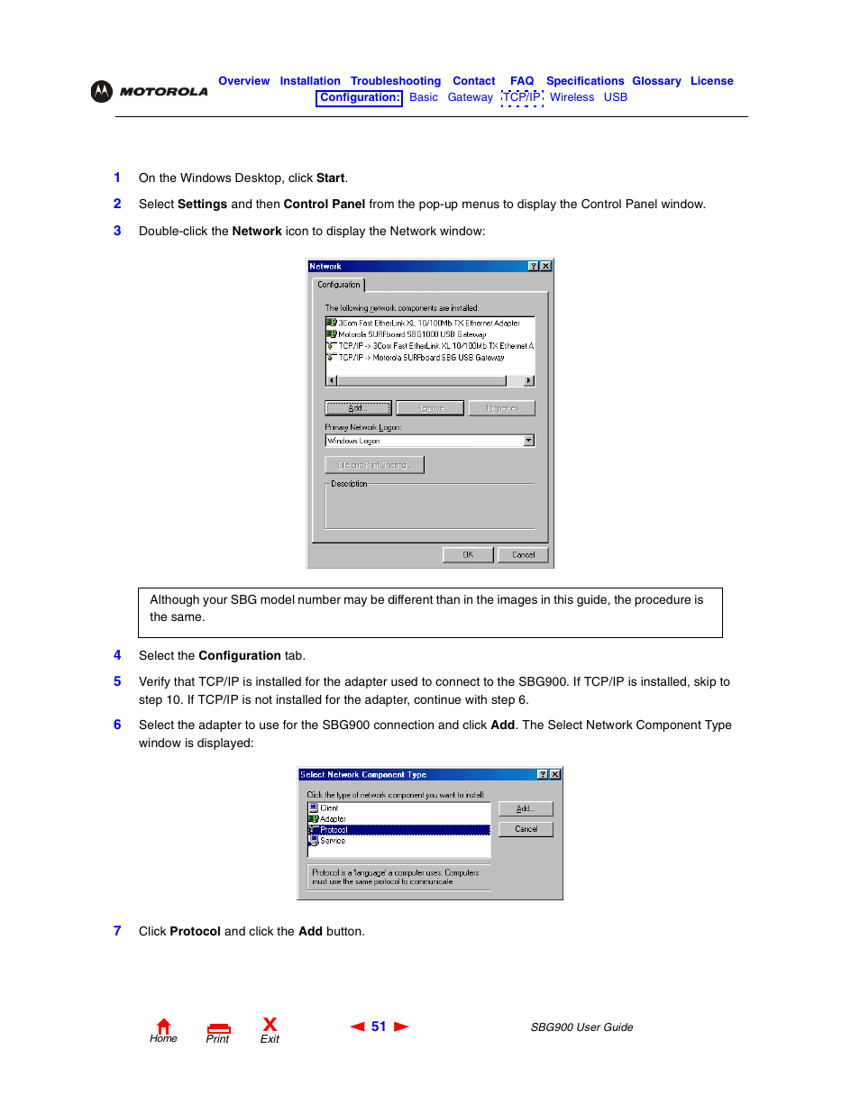 Motorola SBG900 User Manual | Page 57 / 130