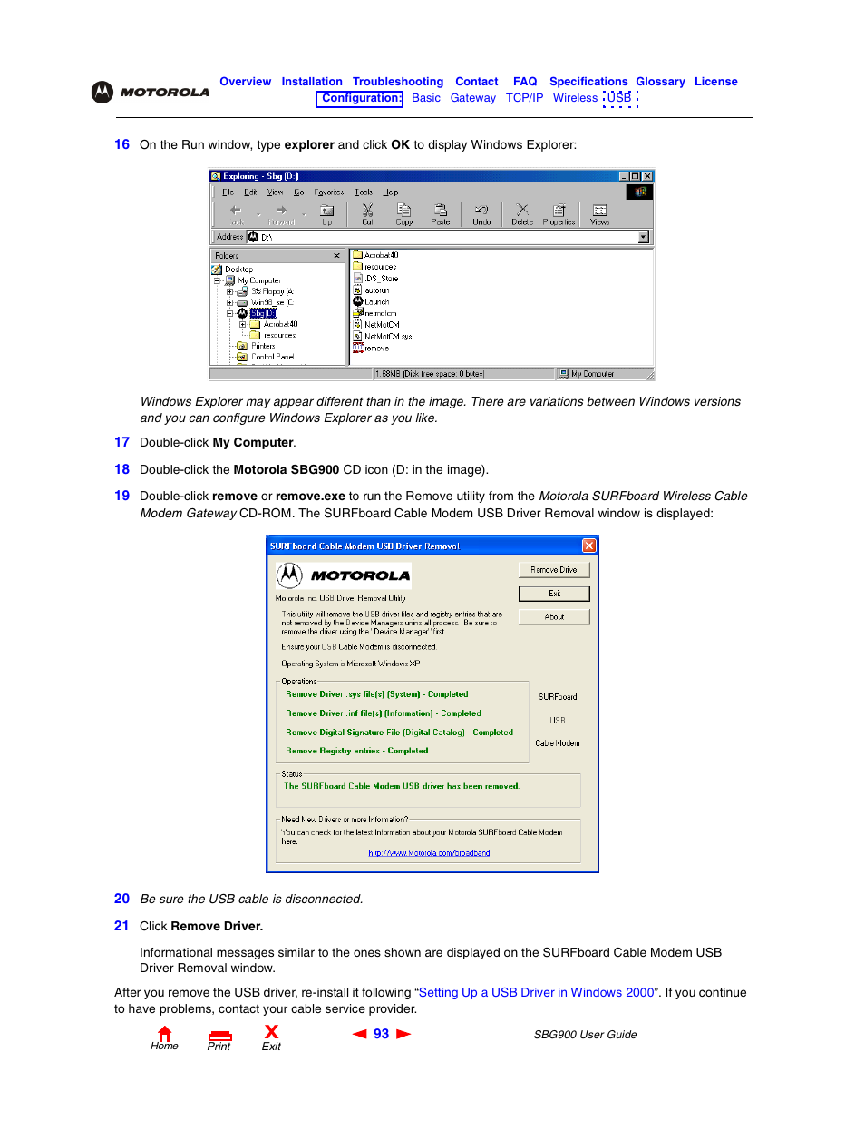 Motorola SBG900 User Manual | Page 99 / 130