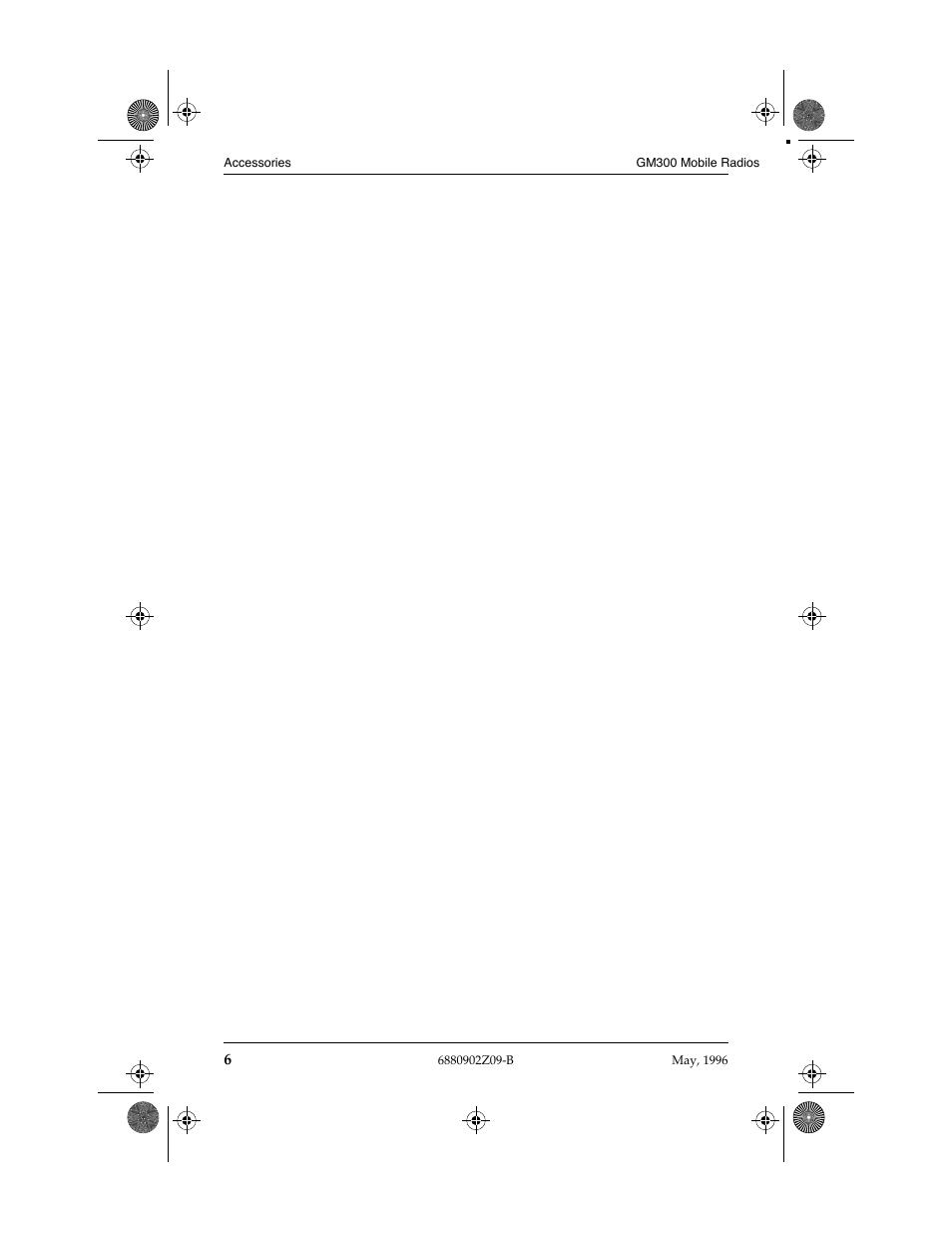 Accessories | Motorola RADIUS GM300 User Manual | Page 8 / 8