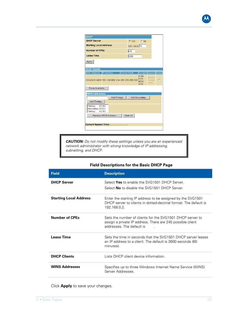 Motorola SURFboard SVG1501E User Manual | Page 38 / 83
