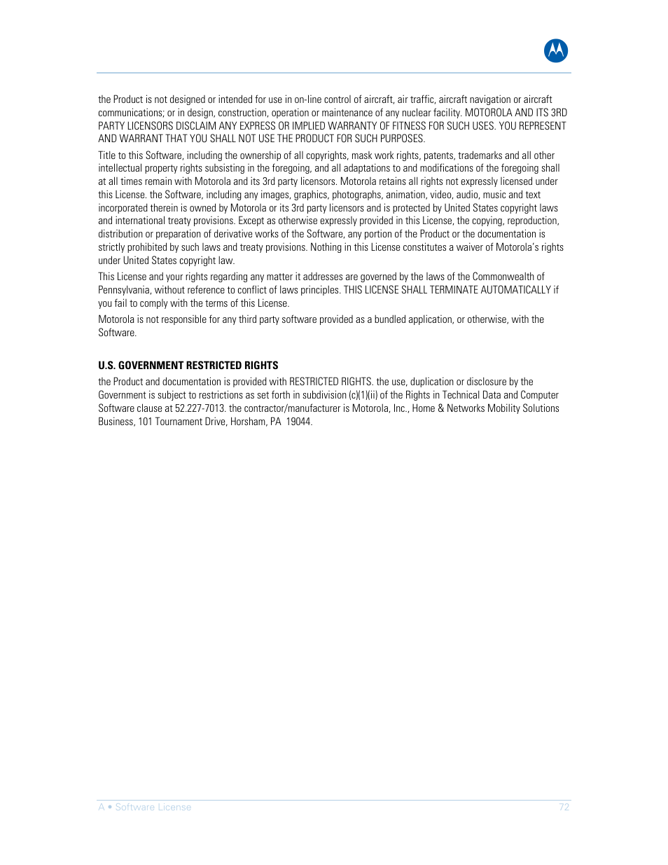 Motorola SURFboard SVG1501E User Manual | Page 82 / 83