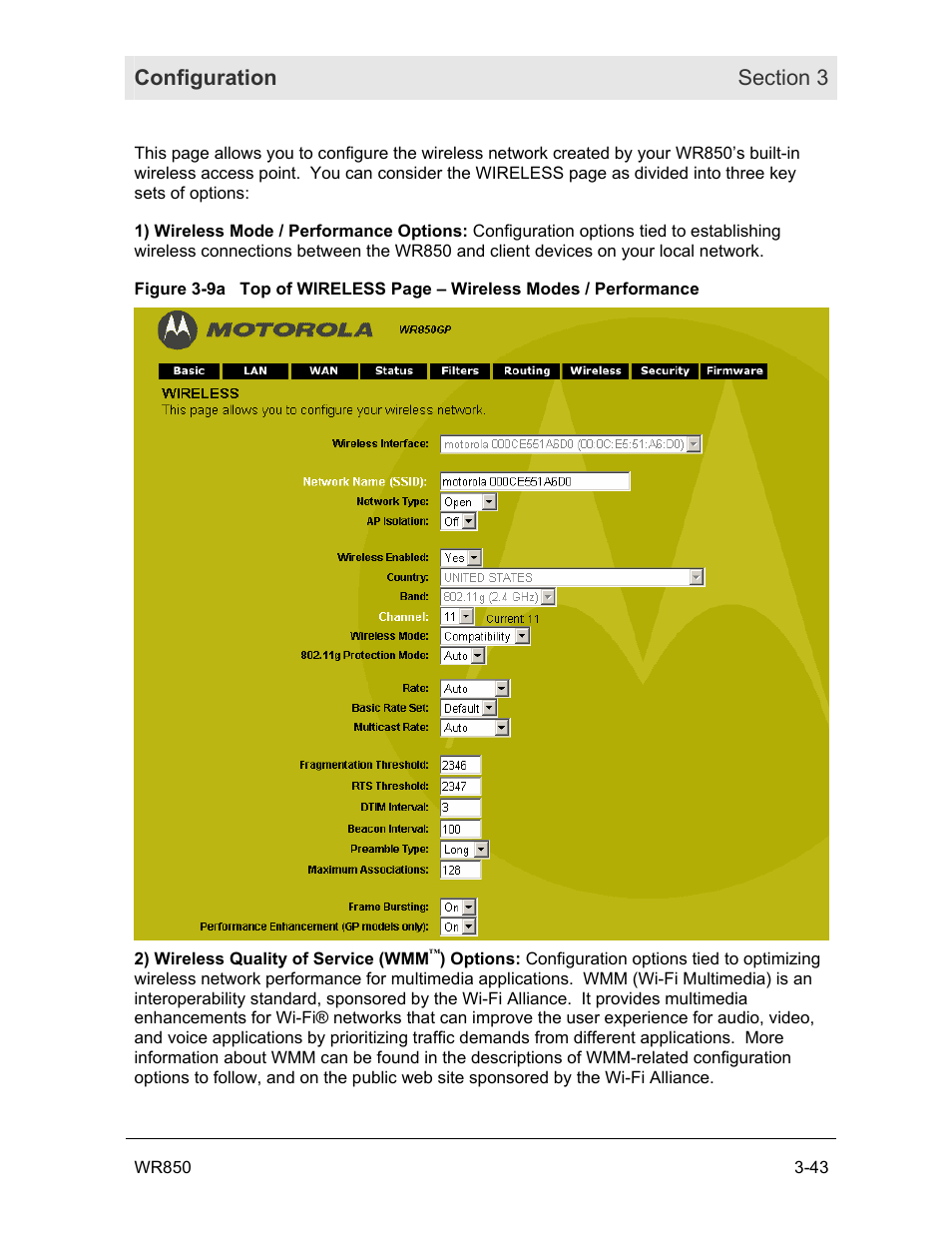 Motorola WR850GP User Manual | Page 76 / 123