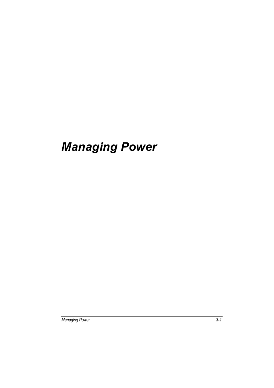Managing power | Motorola L3392 User Manual | Page 59 / 134