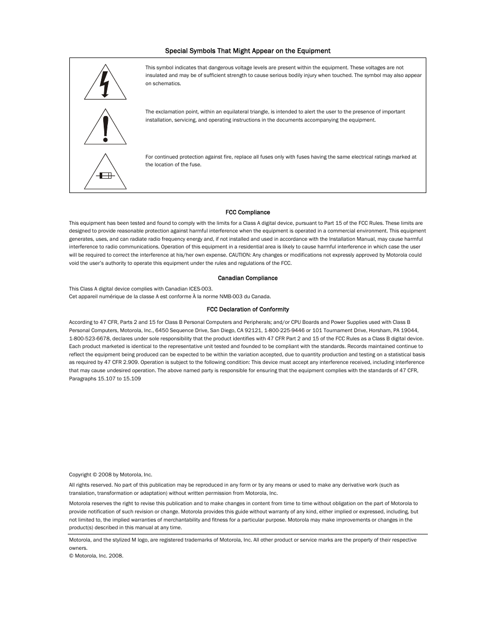 Motorola Broadband House Amplifier BHA-100K/P-R User Manual | Page 4 / 28