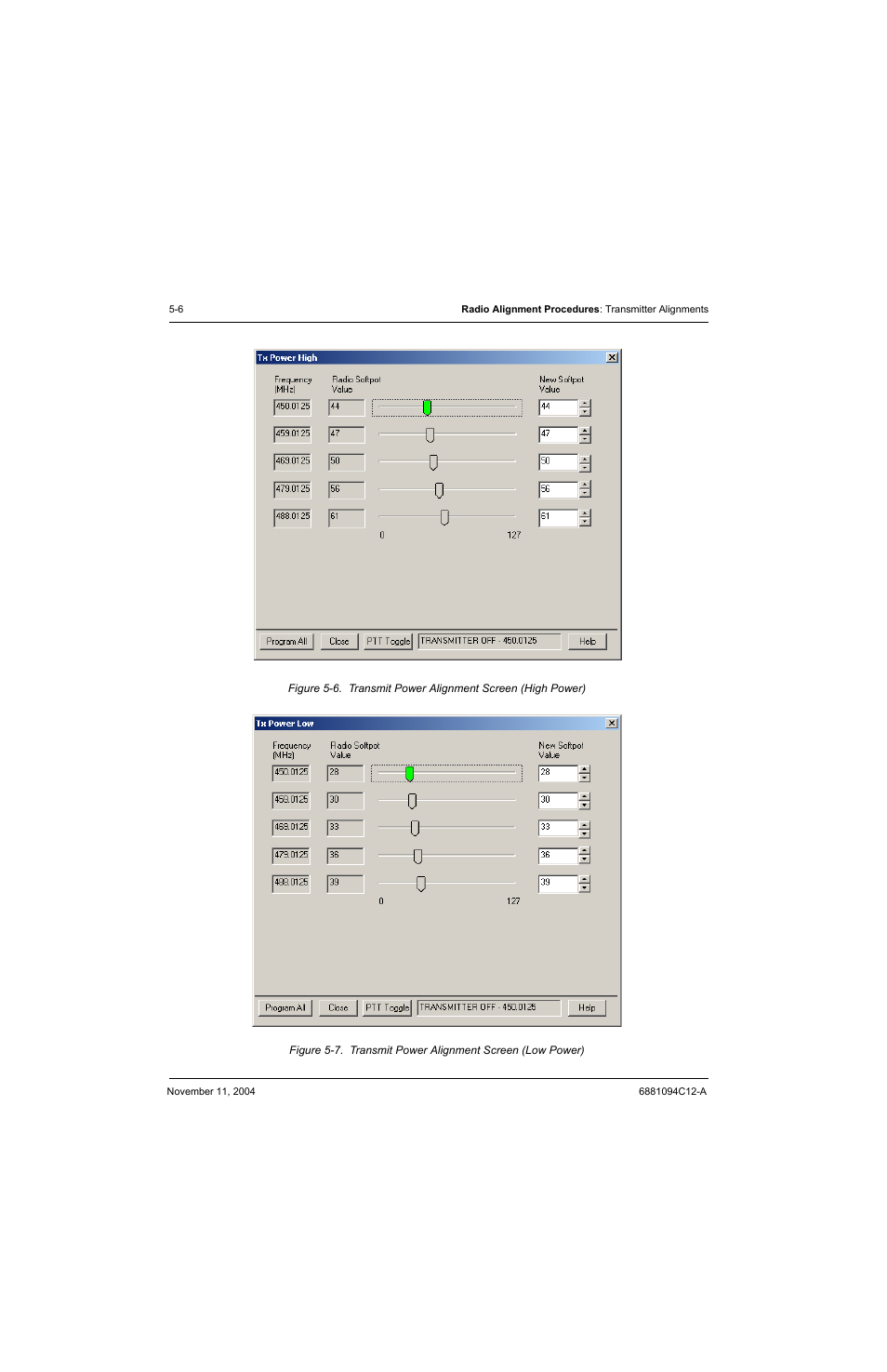 Figure 5-6, Figure 5-7 | Motorola SSETM 5000 User Manual | Page 76 / 224