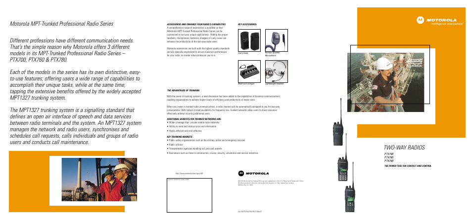 Motorola PTX780 User Manual | 2 pages