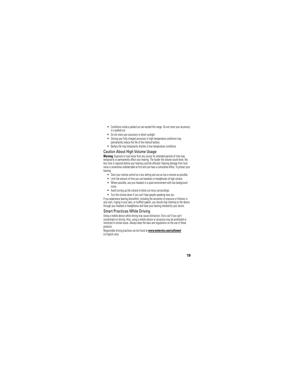 Motorola H720 User Manual | Page 21 / 100