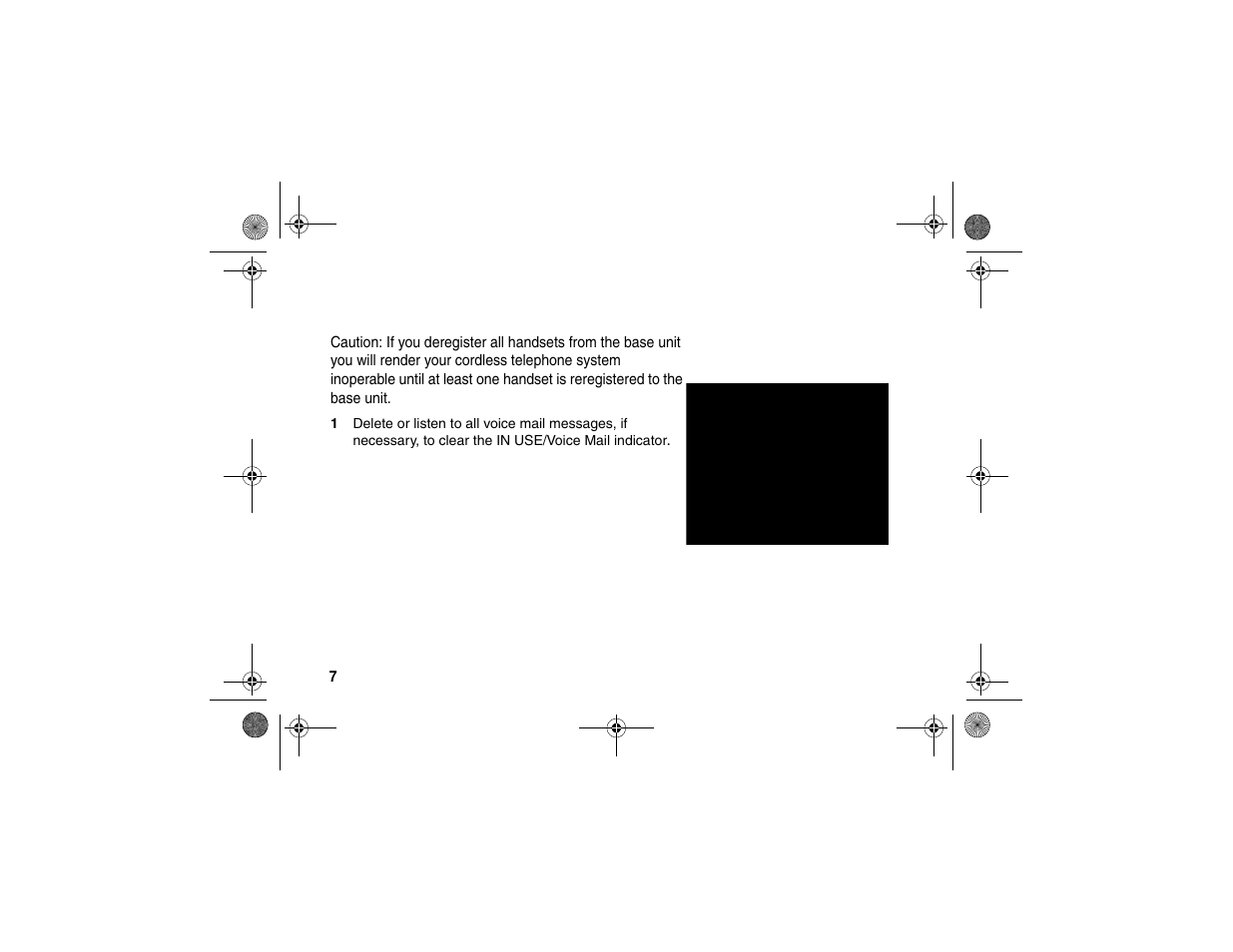 Deregistering a handset | Motorola SD4550 User Manual | Page 18 / 54