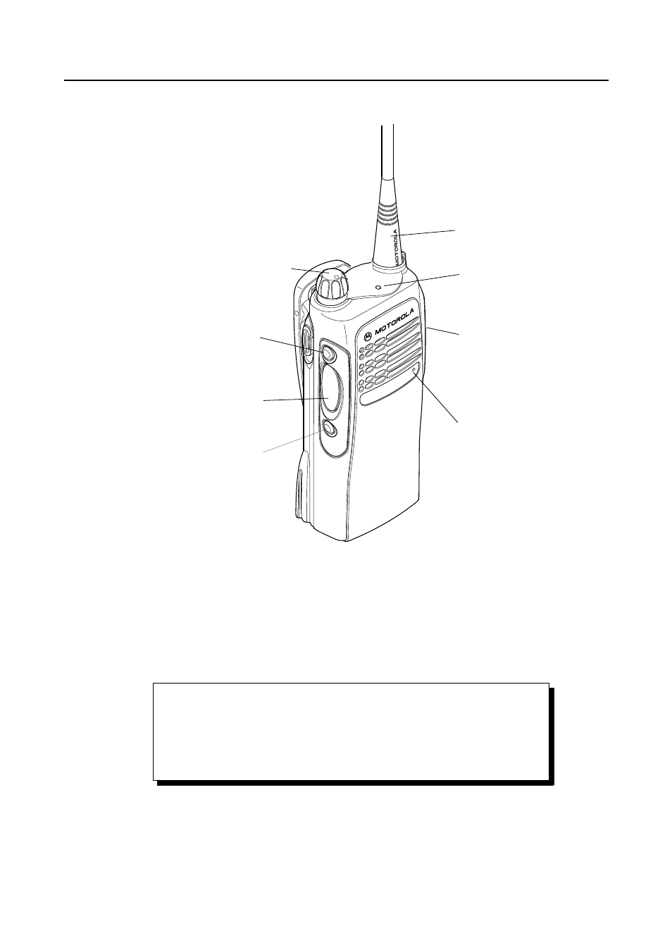 1 gp320 portable radio, 1 gp320 portable radio -5 | Motorola 68P64114B12B User Manual | Page 11 / 54