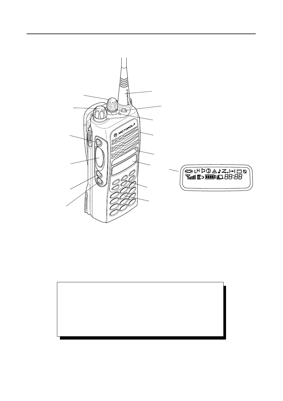 4 gp380 portable radio, 4 gp380 portable radio -8 | Motorola 68P64114B12B User Manual | Page 14 / 54