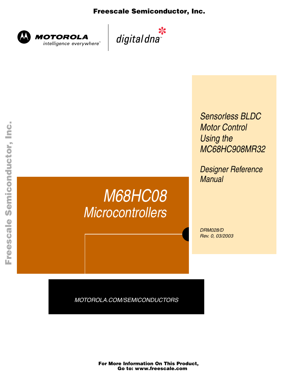 Motorola M68HC08 User Manual | 168 pages