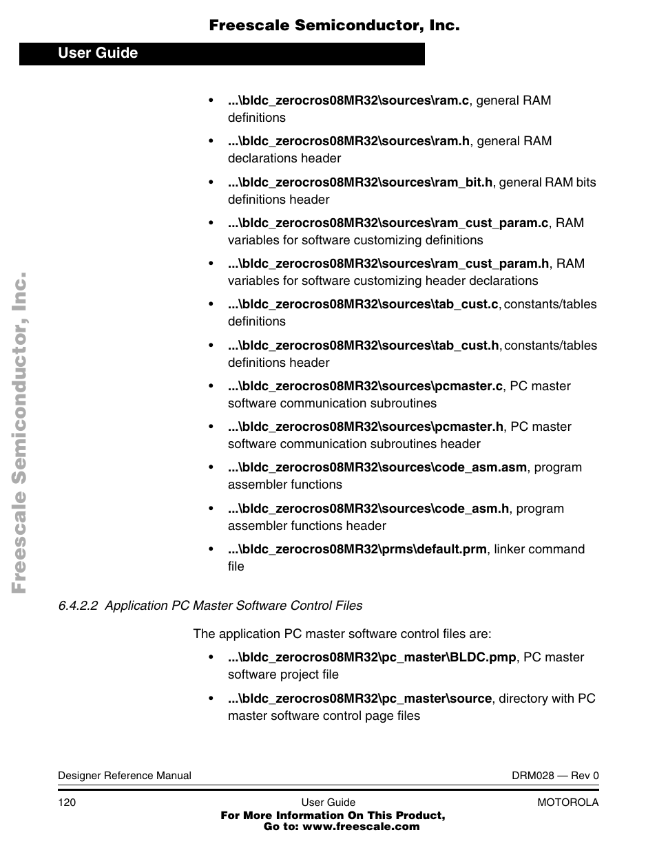 Motorola M68HC08 User Manual | Page 120 / 168