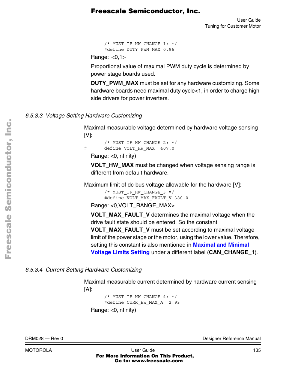 Motorola M68HC08 User Manual | Page 135 / 168